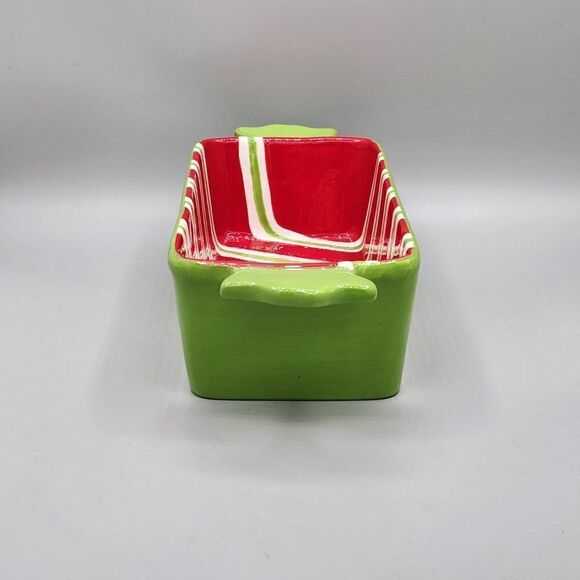 Christmas Candy Shaped Serving Bakeware Cooking Dishes Large Loaf Pan. - Picture 4 of 9